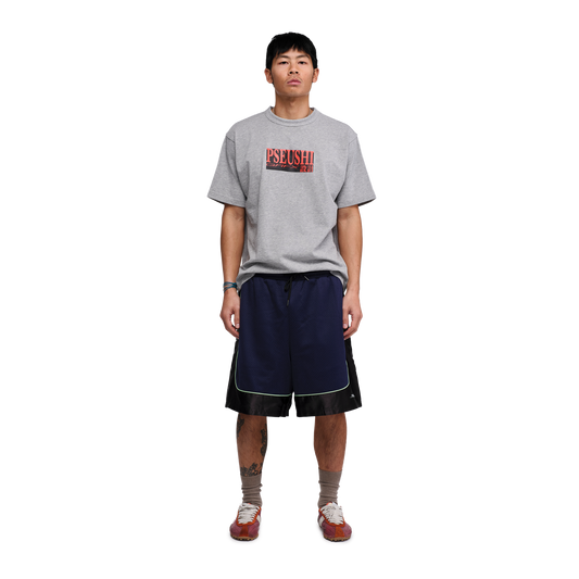 Pseushi Game Shorts Aubergine/Black