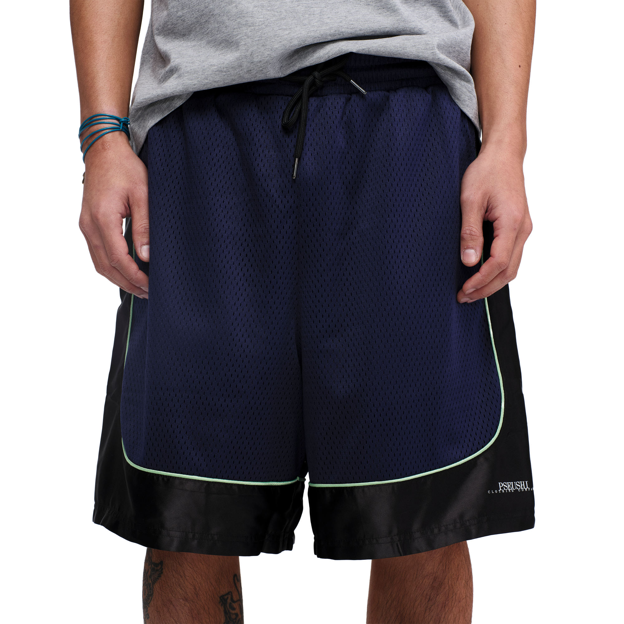 Pseushi Game Shorts Aubergine/Black