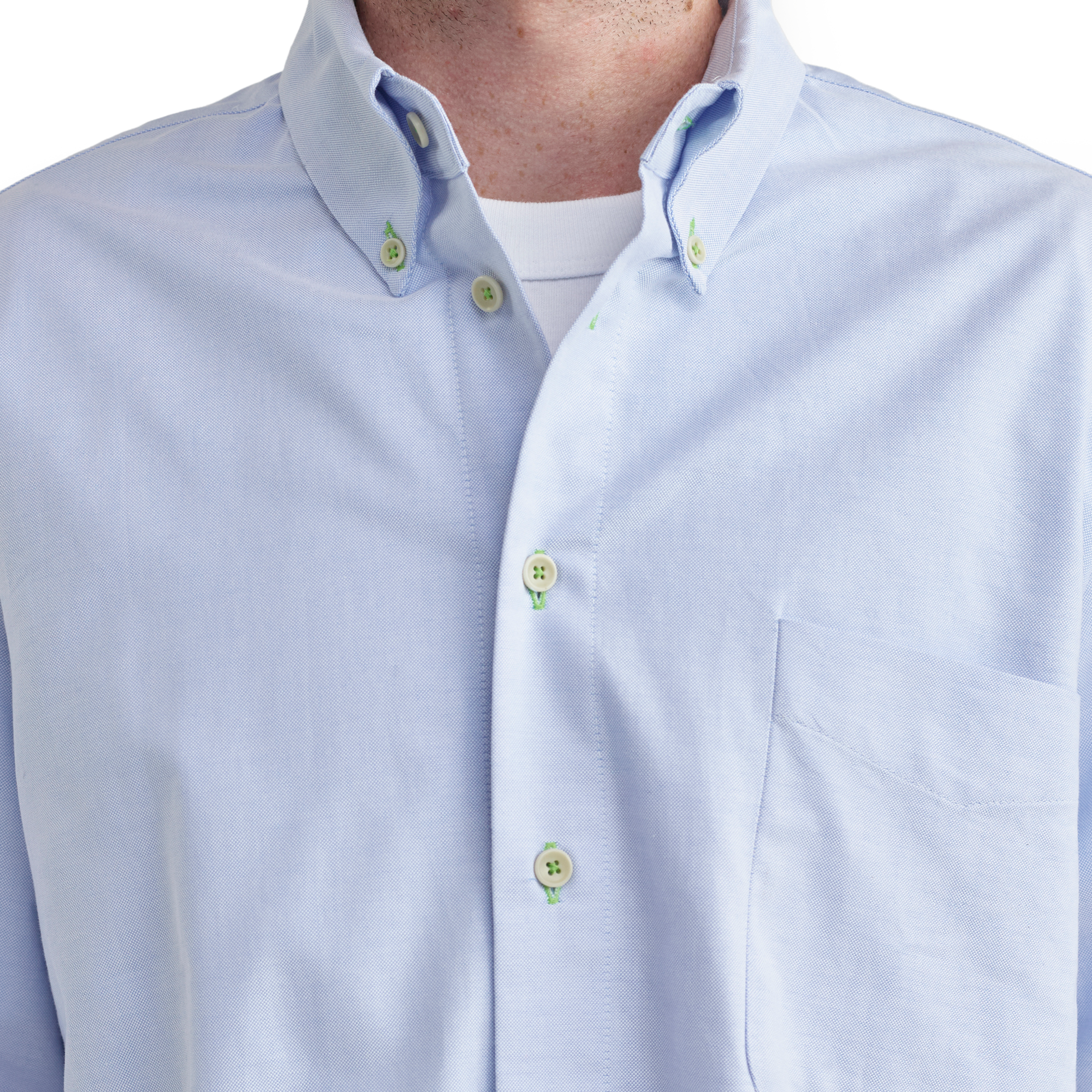 Pseushi Long Sleeve Button-down Oxford Shirt