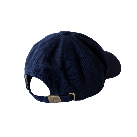 Pseushi Washed Twill Baseball Cap Navy