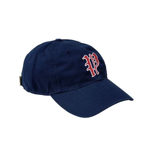 Pseushi Washed Twill Baseball Cap Navy