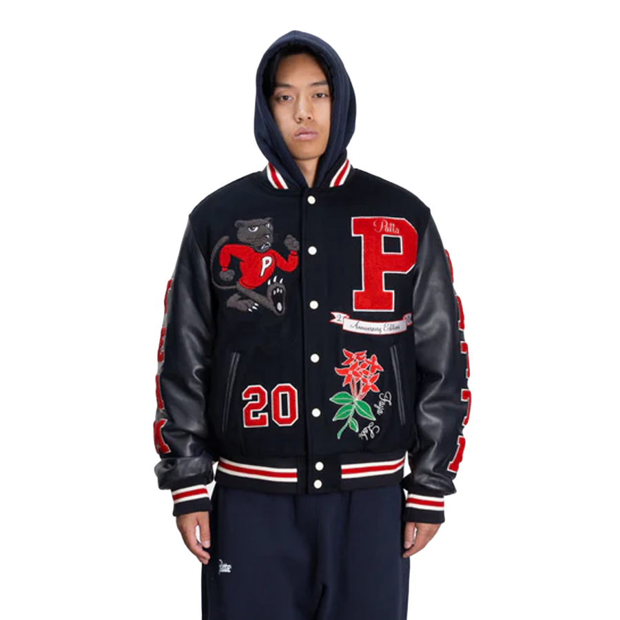 Patta 20th Anniversary Varsity Jacket Maritime Blue