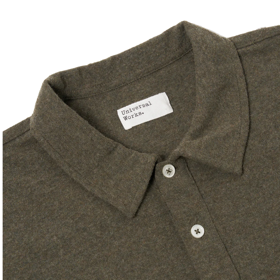 Universal Works Pullover Ss Shirt Olive