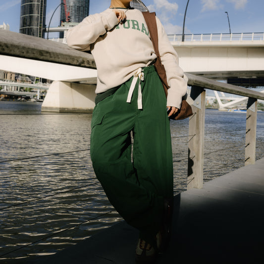 Museum Of Peace & Quiet Natural Jacquard Knit Sweater Bone