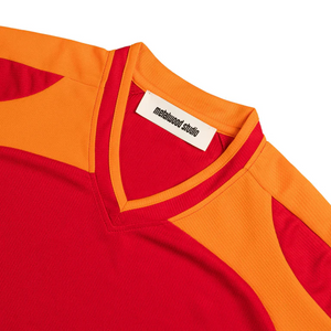 Metalwood Paneled Jersey Red/Orange