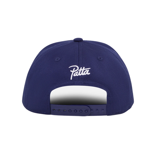 Patta Arc Logo Snapback Cap Estate Blue