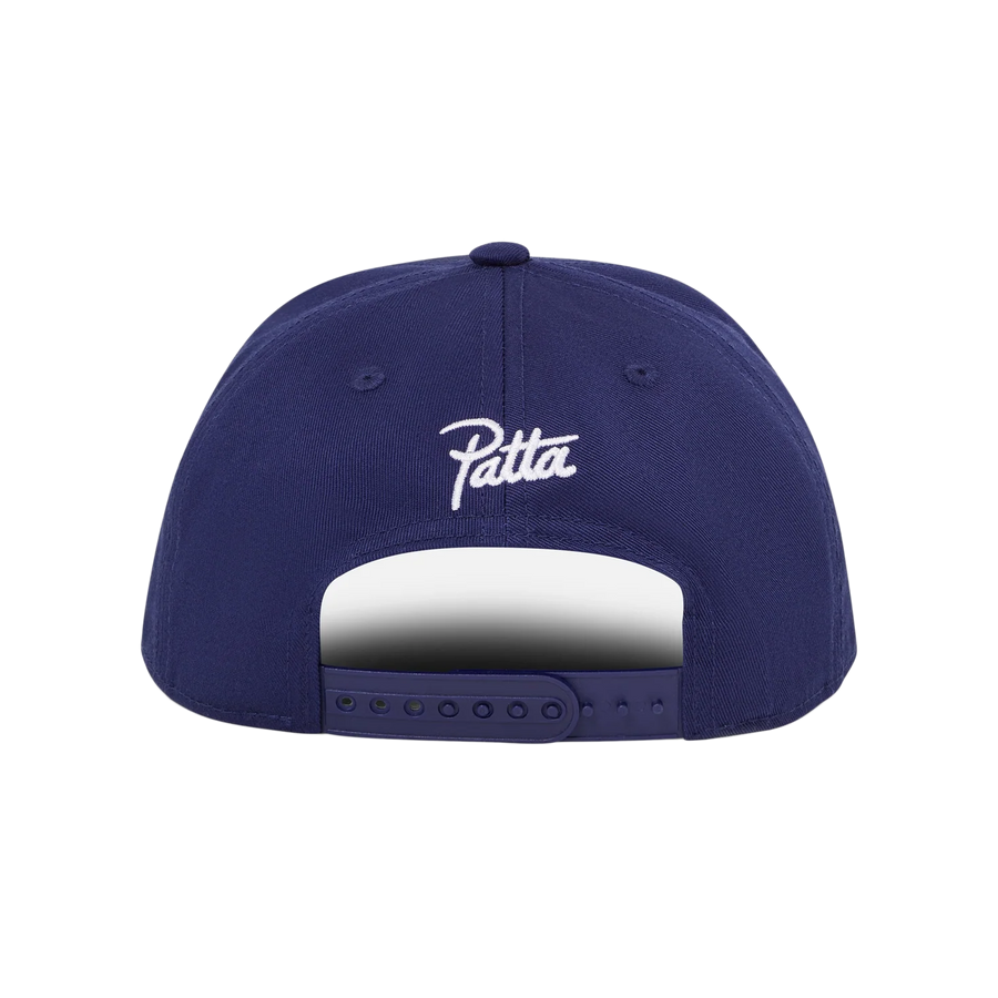 Patta Arc Logo Snapback Cap Estate Blue