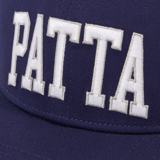 Patta Arc Logo Snapback Cap Estate Blue