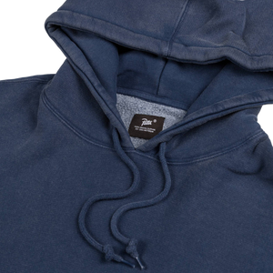 Patta Classic Acid Washed Hooded Sweater Estate Blue