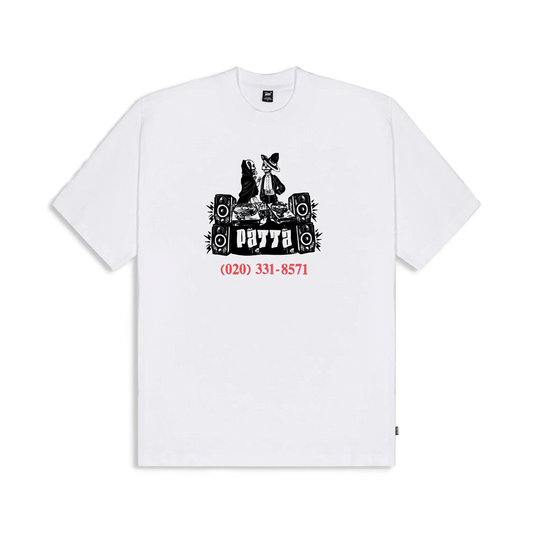 Patta DJ Skully T-Shirt White