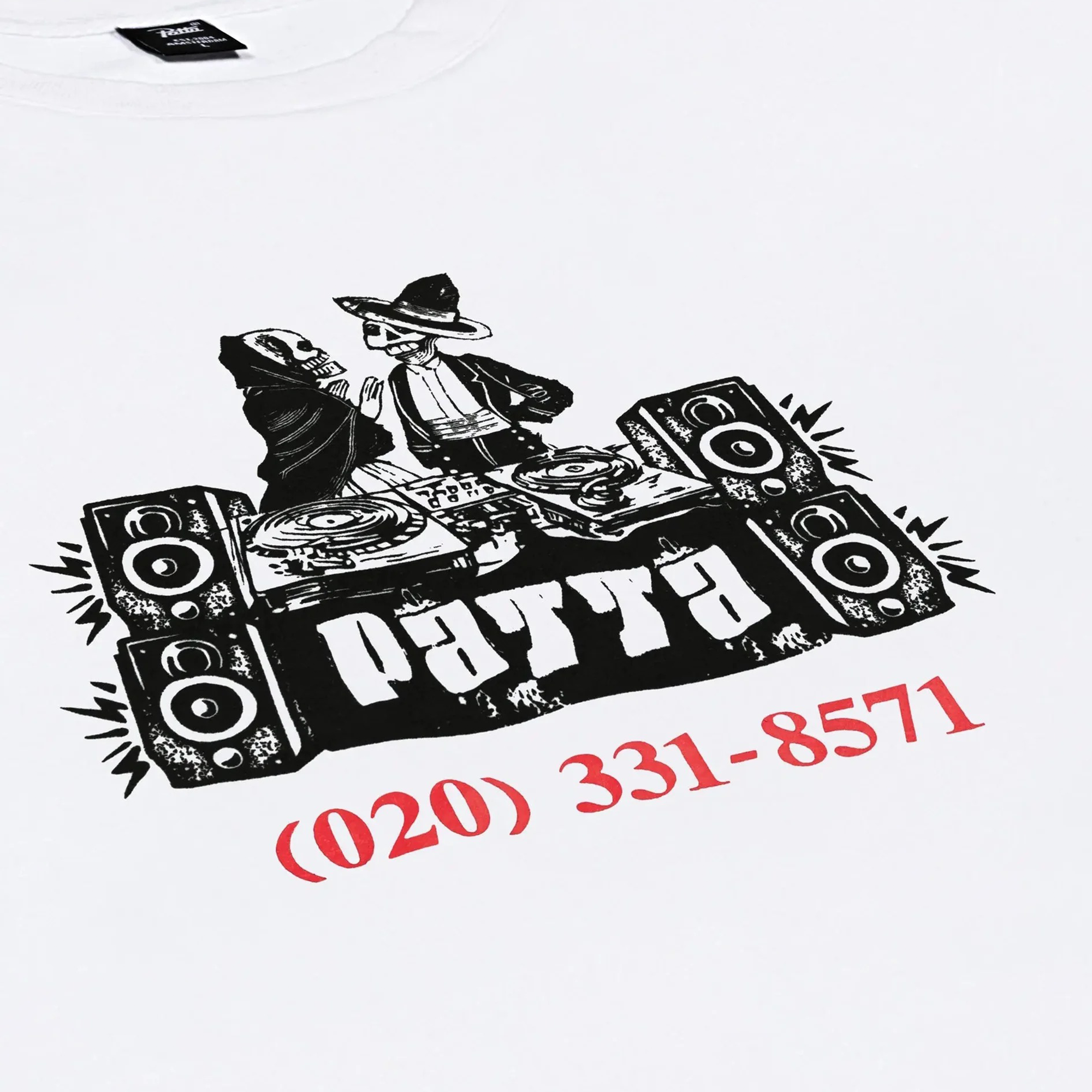 Patta DJ Skully T-Shirt White