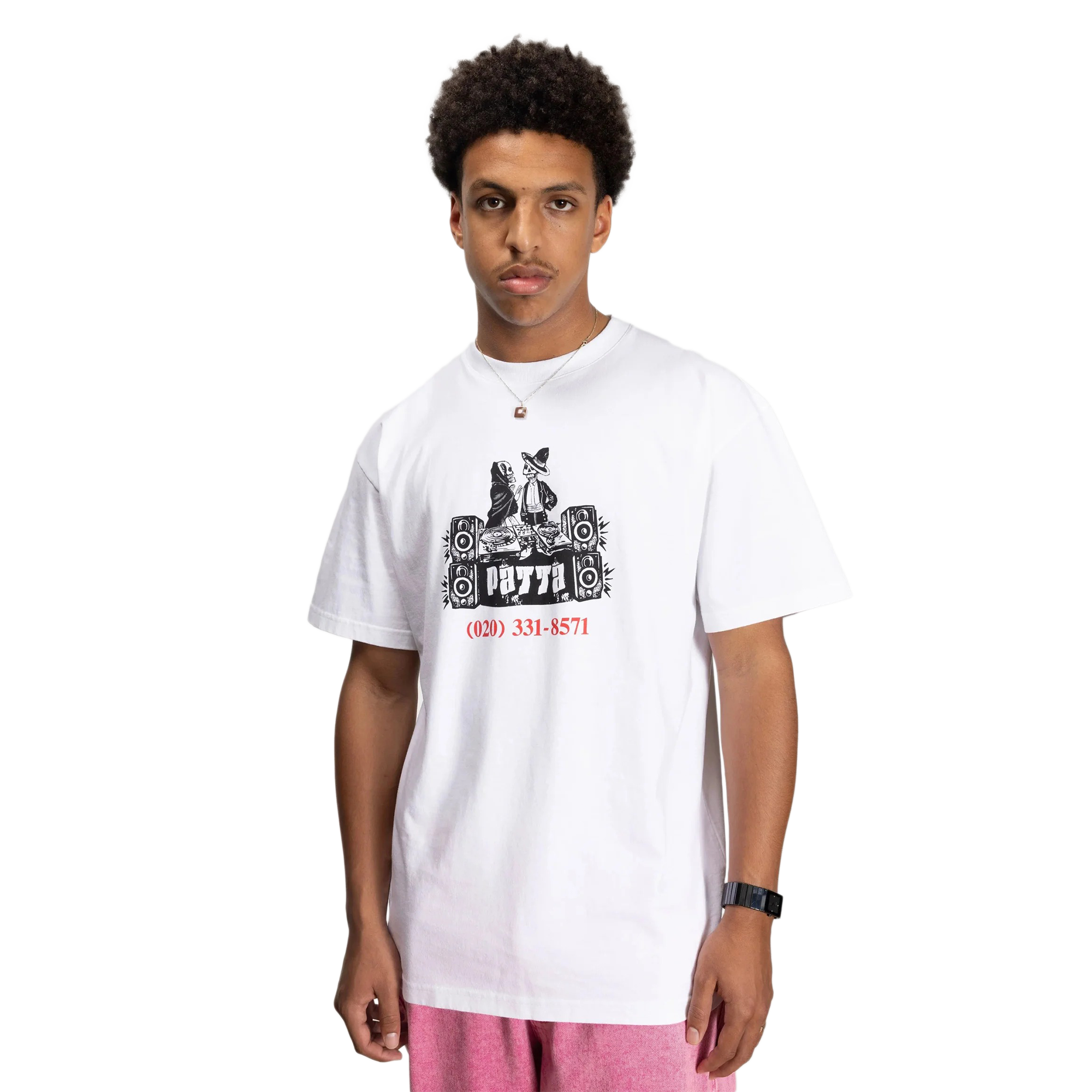 Patta DJ Skully T-Shirt White