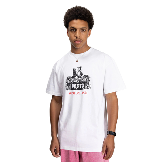 Patta DJ Skully T-Shirt White