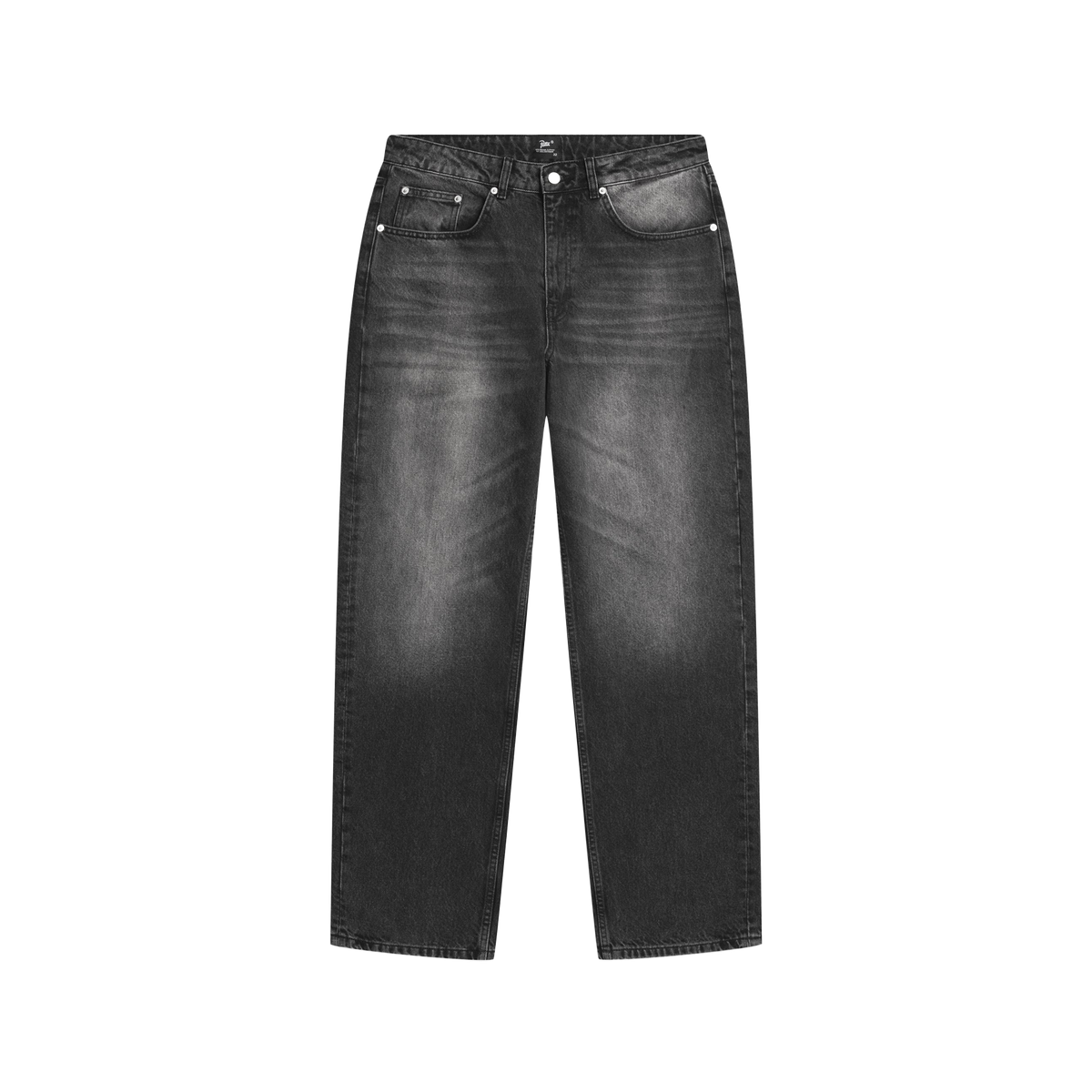 Patta Dark Dirty Whiskers Baggy Denim Pants Black