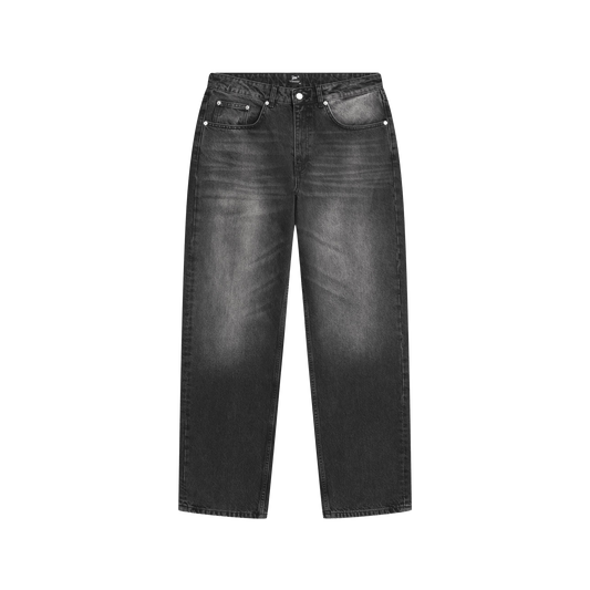 Patta Dark Dirty Whiskers Baggy Denim Pants Black