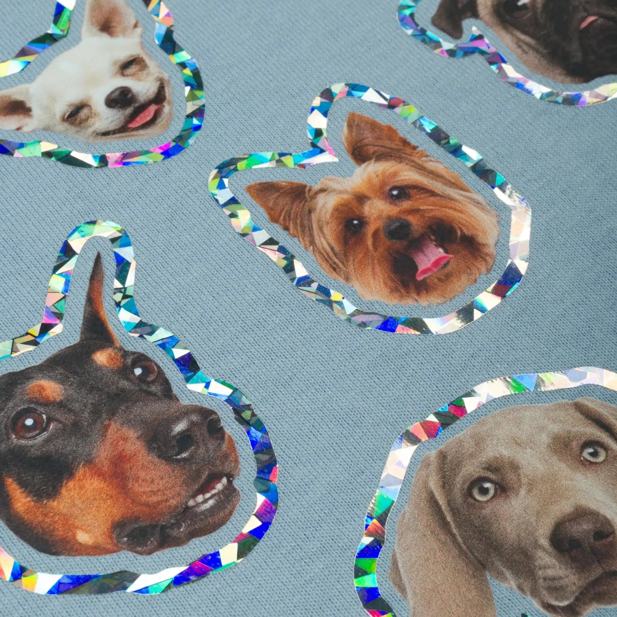 Patta Dogs T-Shirt Dusty Blue