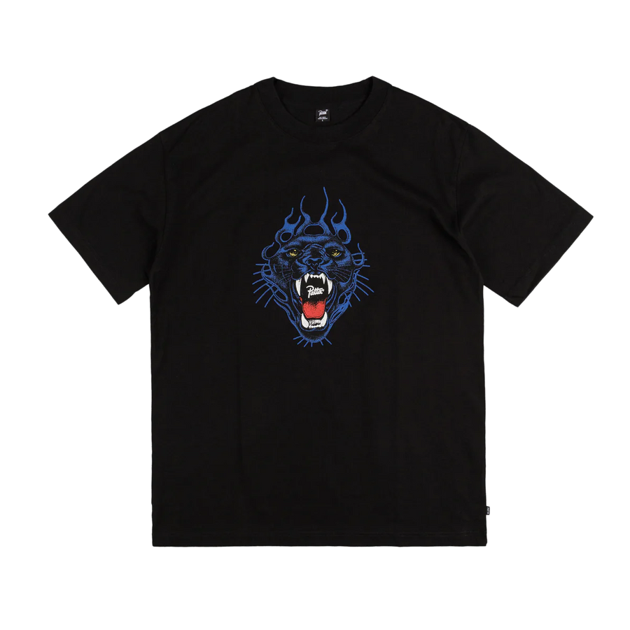Patta Fire Panther T-Shirt Black