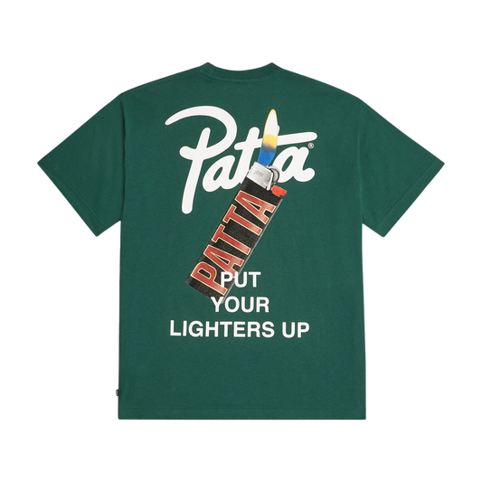 Patta Lighters T-Shirt Bistro Green