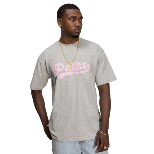 Patta Logo Tail T-Shirt Grey Heather