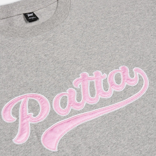 Patta Logo Tail T-Shirt Grey Heather