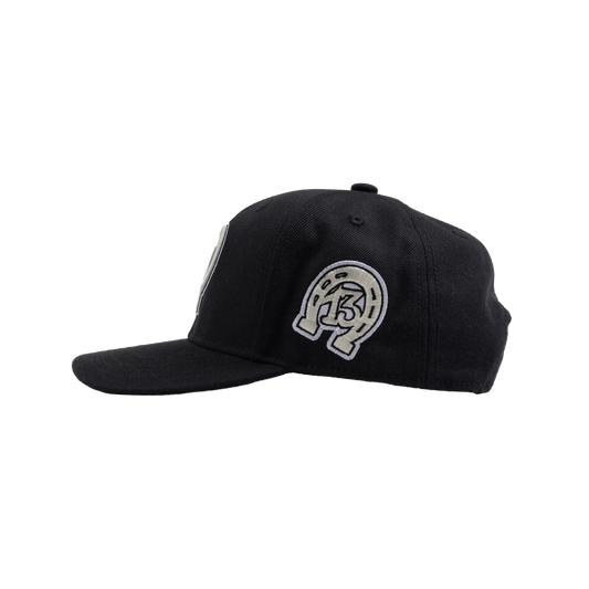 Patta Lucky 13 Snapback Cap Black
