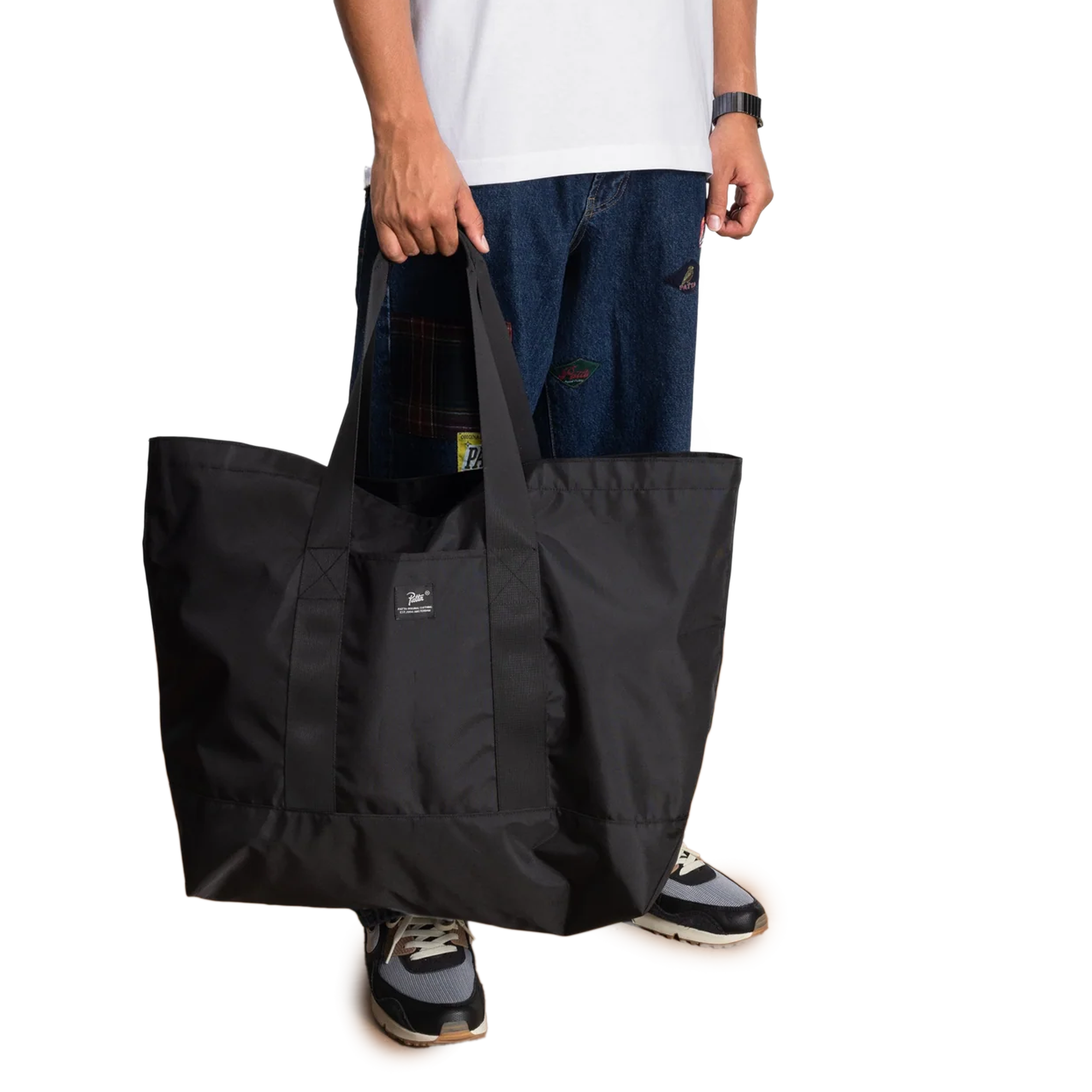 Patta Oversized Tote Bag Black