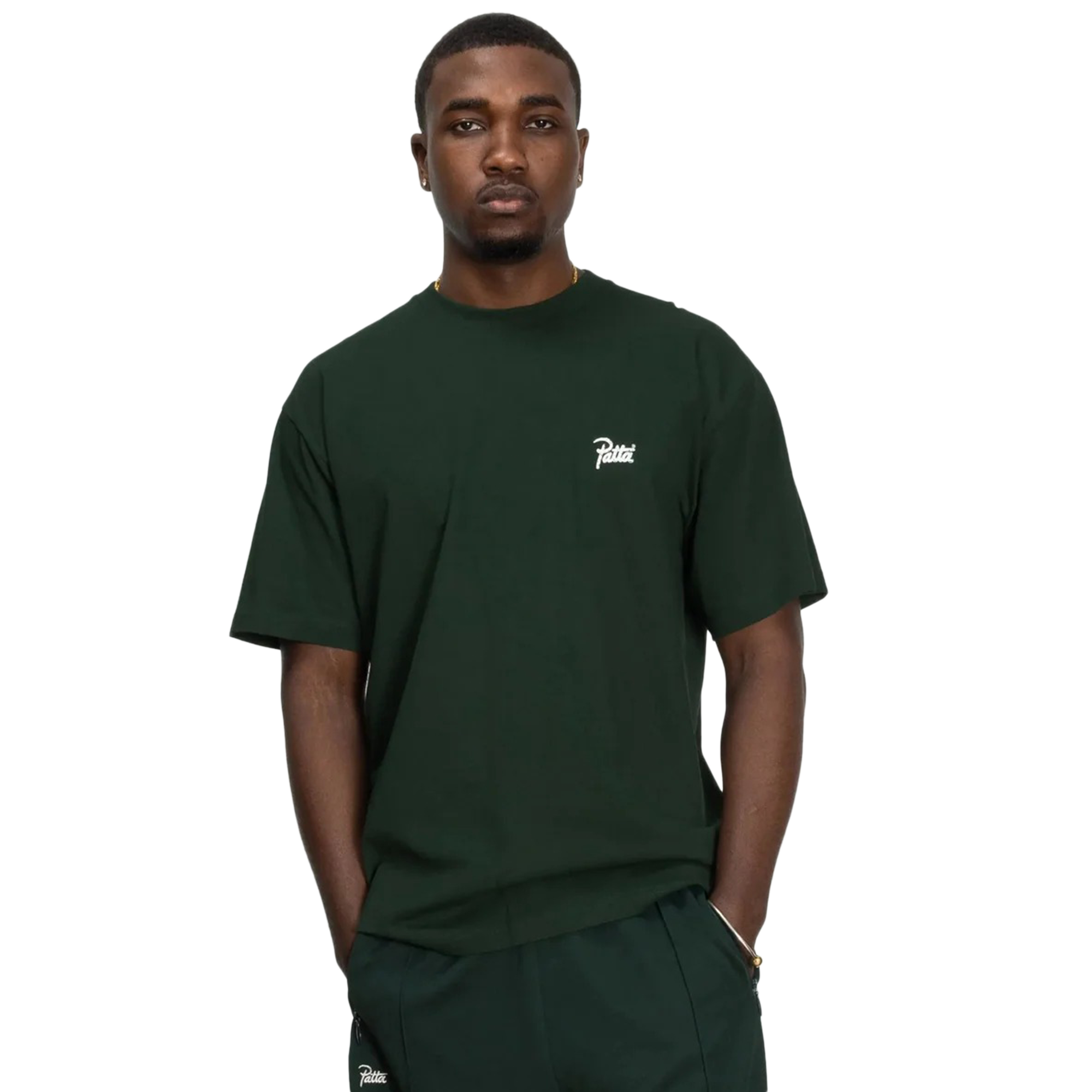 Patta Script Logo T-Shirt Pine Grove