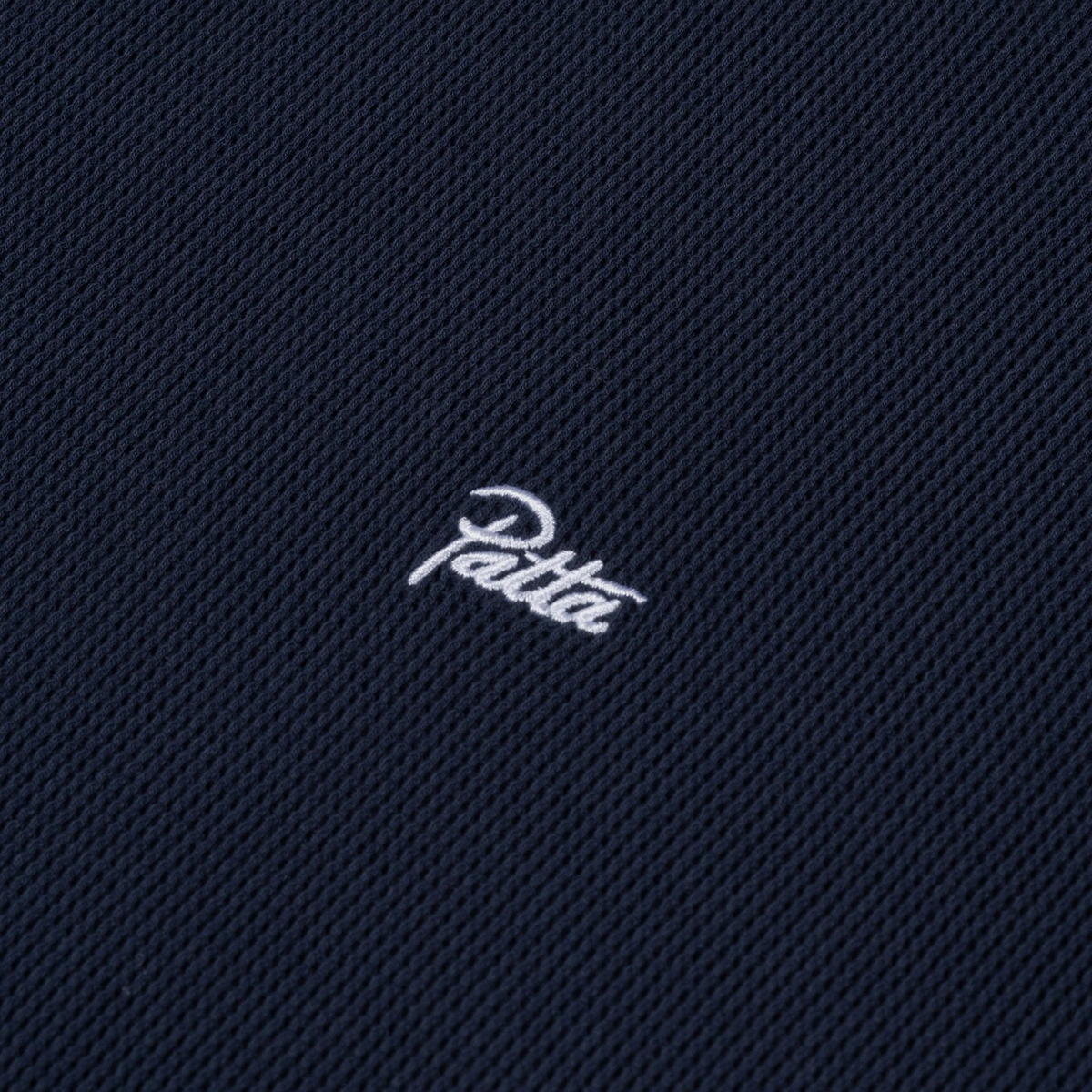 Patta Waffle Script Logo T-Shirt Black Iris