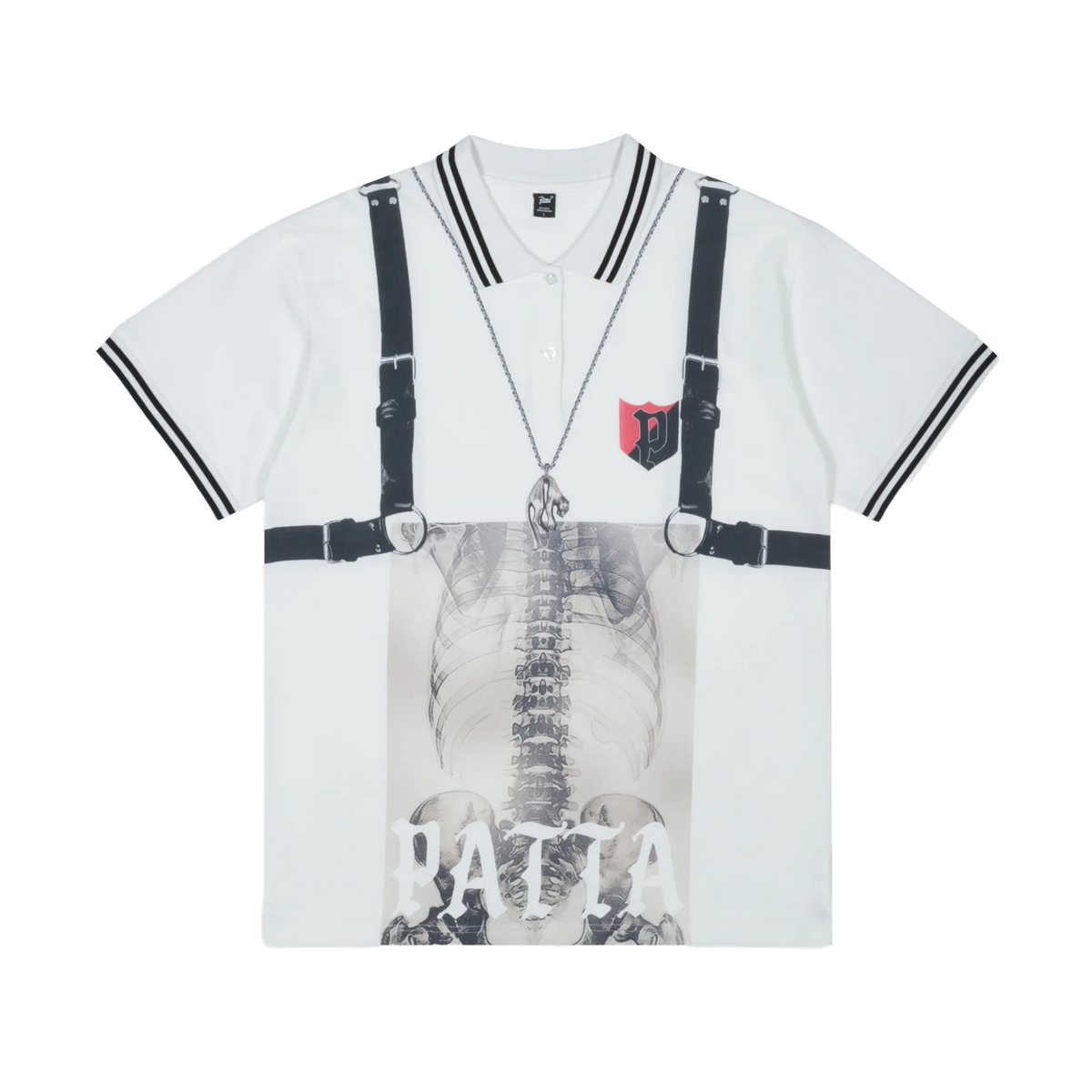 Patta X-Ray Polo Shirt White