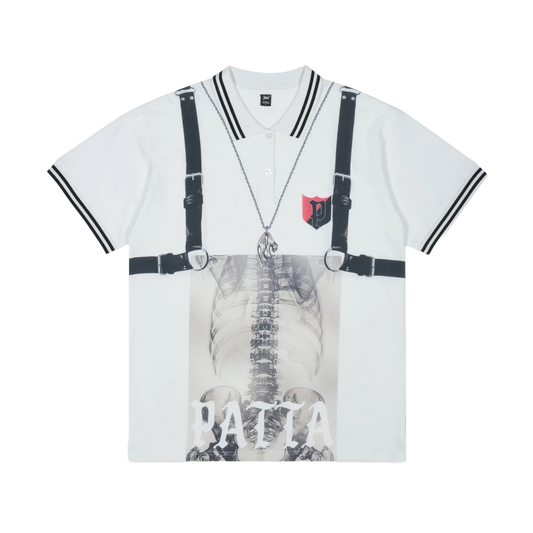 Patta X-Ray Polo Shirt White