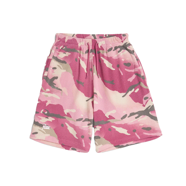 Patta Cactus Flower Camo Waffle Shorts