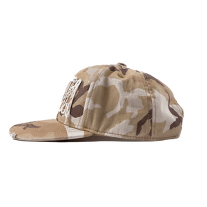 Patta Frayed Woodland Camo Sports Cap Sand Dollar