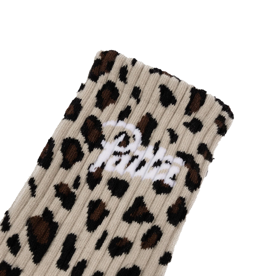 Patta Leopard Script Logo Sport Socks 1 Pack Multi