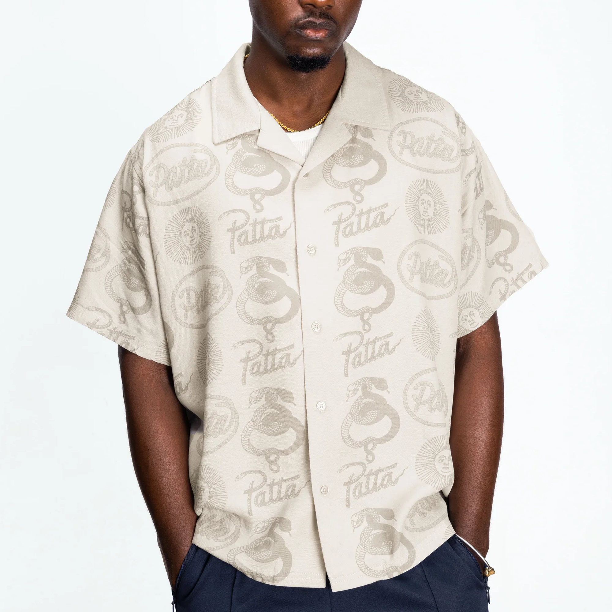 Patta Serpentes Summer Shirt Pumic Stone