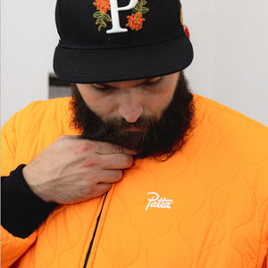 Patta Nature Print Reversible Canvas Bomber Jacket