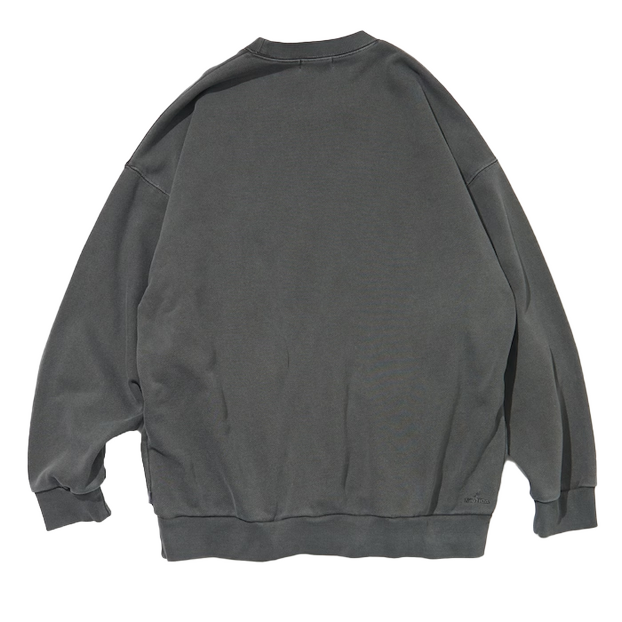 Nautica Japan Pigment Dyed Arch Logo Sweat Charcoal