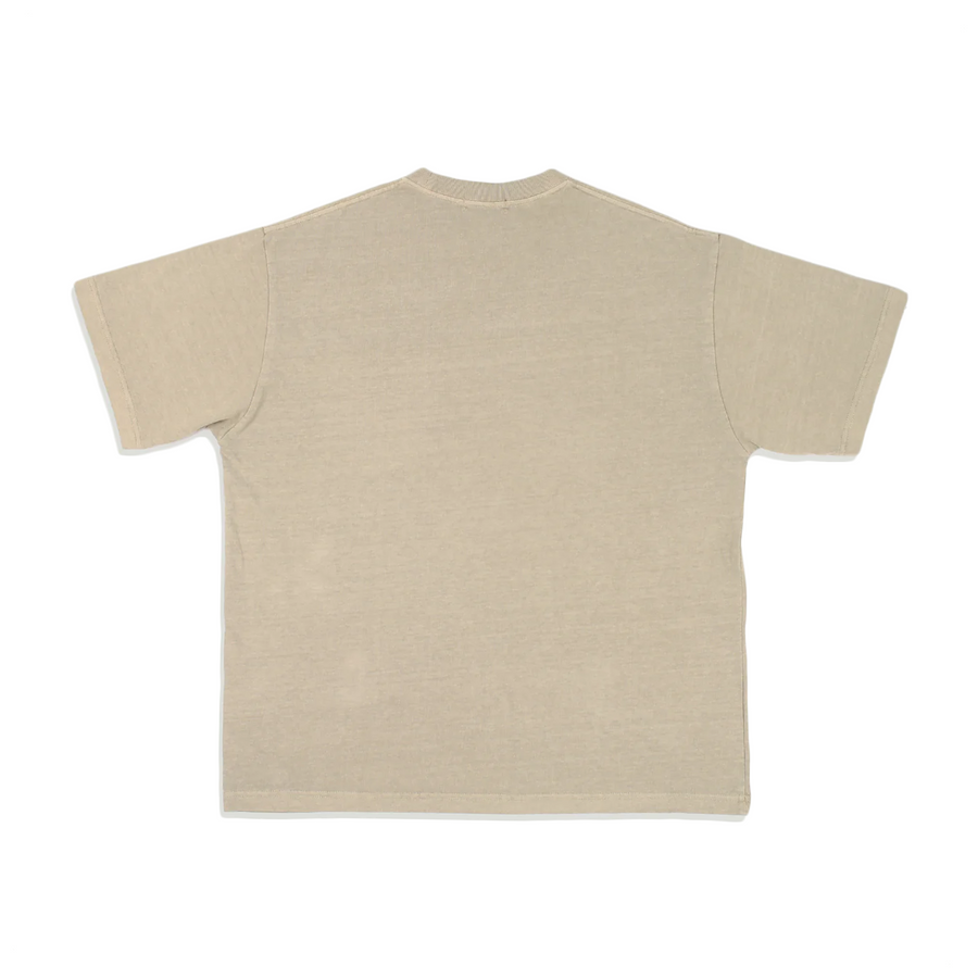 Nautica Japan Pigment Dyed Hidden Pocket T-Shirt Beige