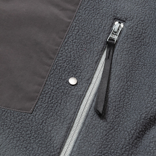 Meanswhile Polartec¬Æ Fleece Overwrap Jacket Sage Green