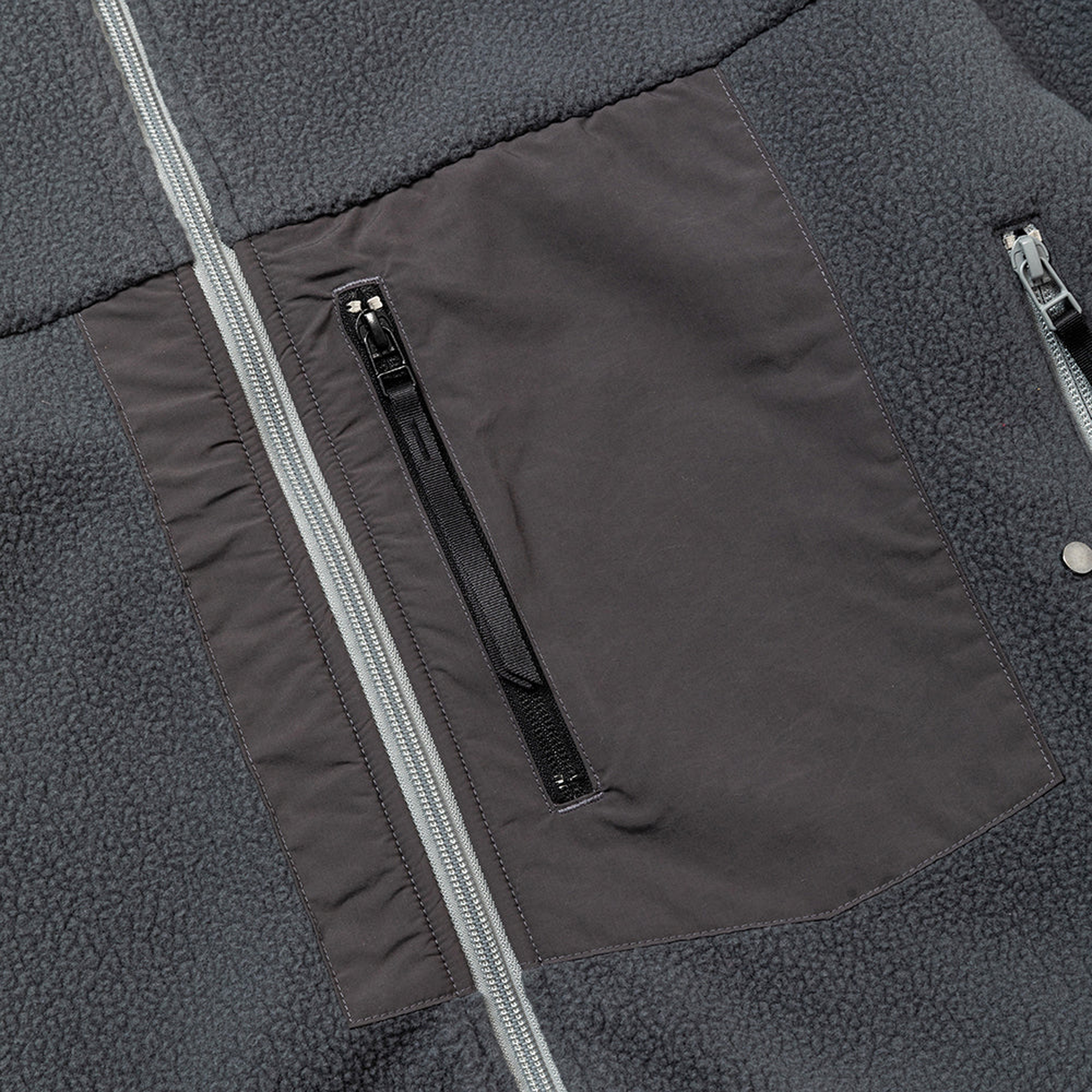 Meanswhile Polartec¬Æ Fleece Overwrap Jacket Sage Green