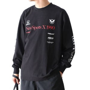 Poliquant The New Sports x 1990 L/S Tee Limited Edition Black