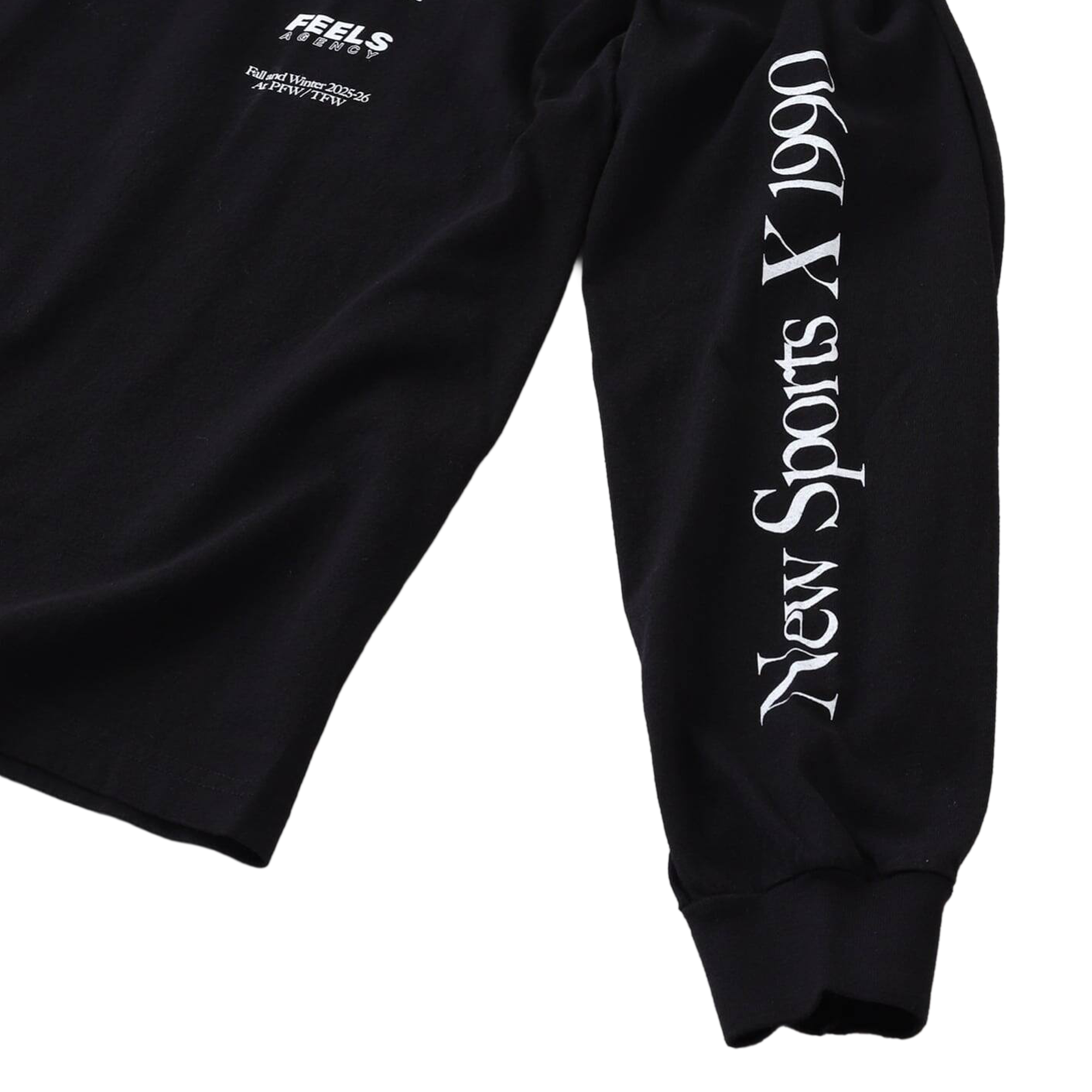 Poliquant The New Sports x 1990 L/S Tee Limited Edition Black
