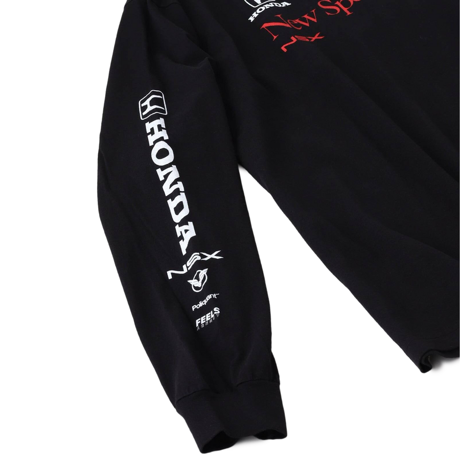 Poliquant The New Sports x 1990 L/S Tee Limited Edition Black