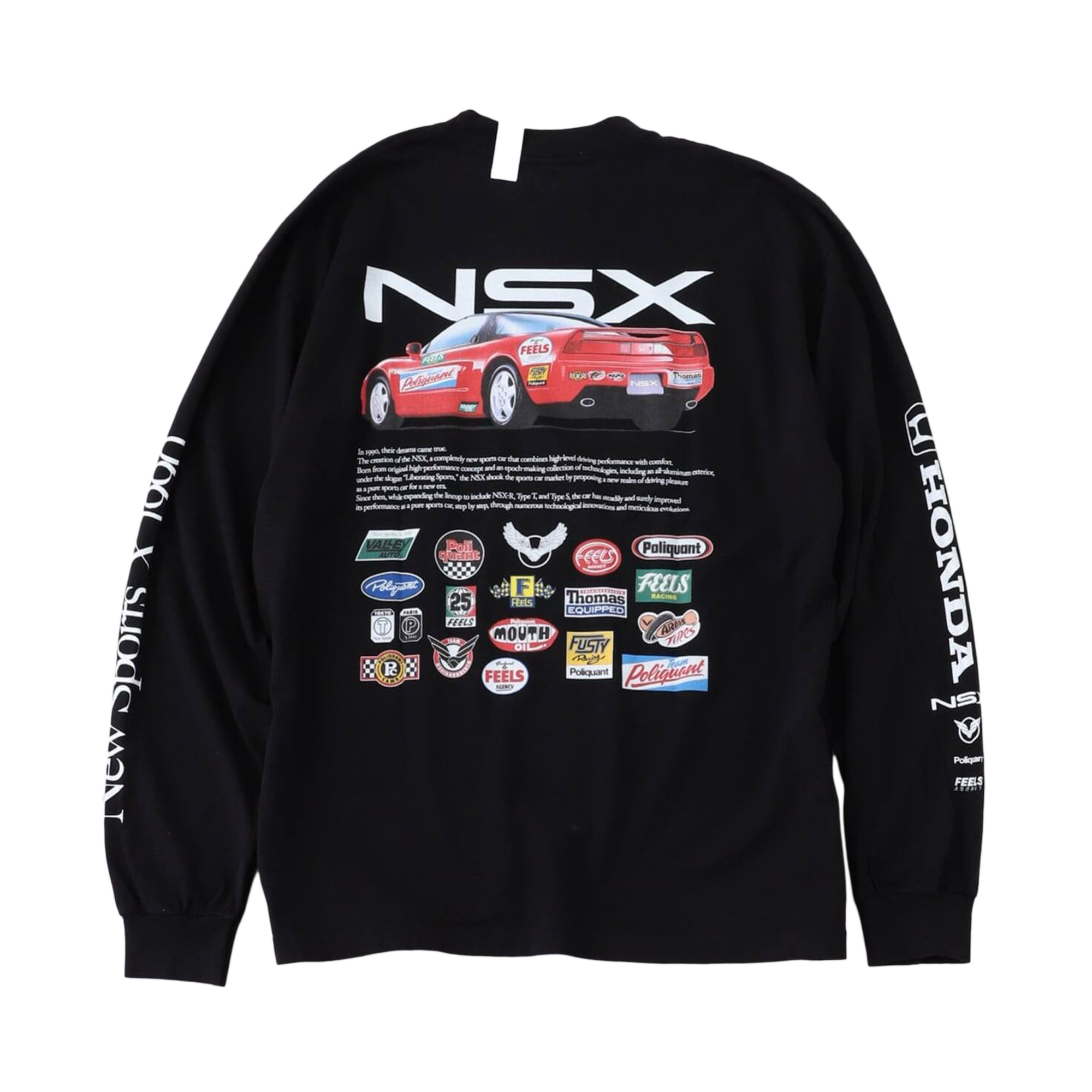 Poliquant The New Sports x 1990 L/S Tee Limited Edition Black