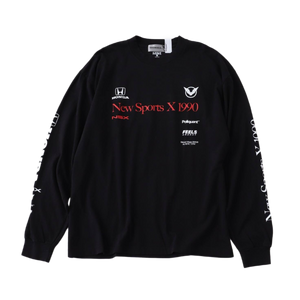 Poliquant The New Sports x 1990 L/S Tee Limited Edition Black