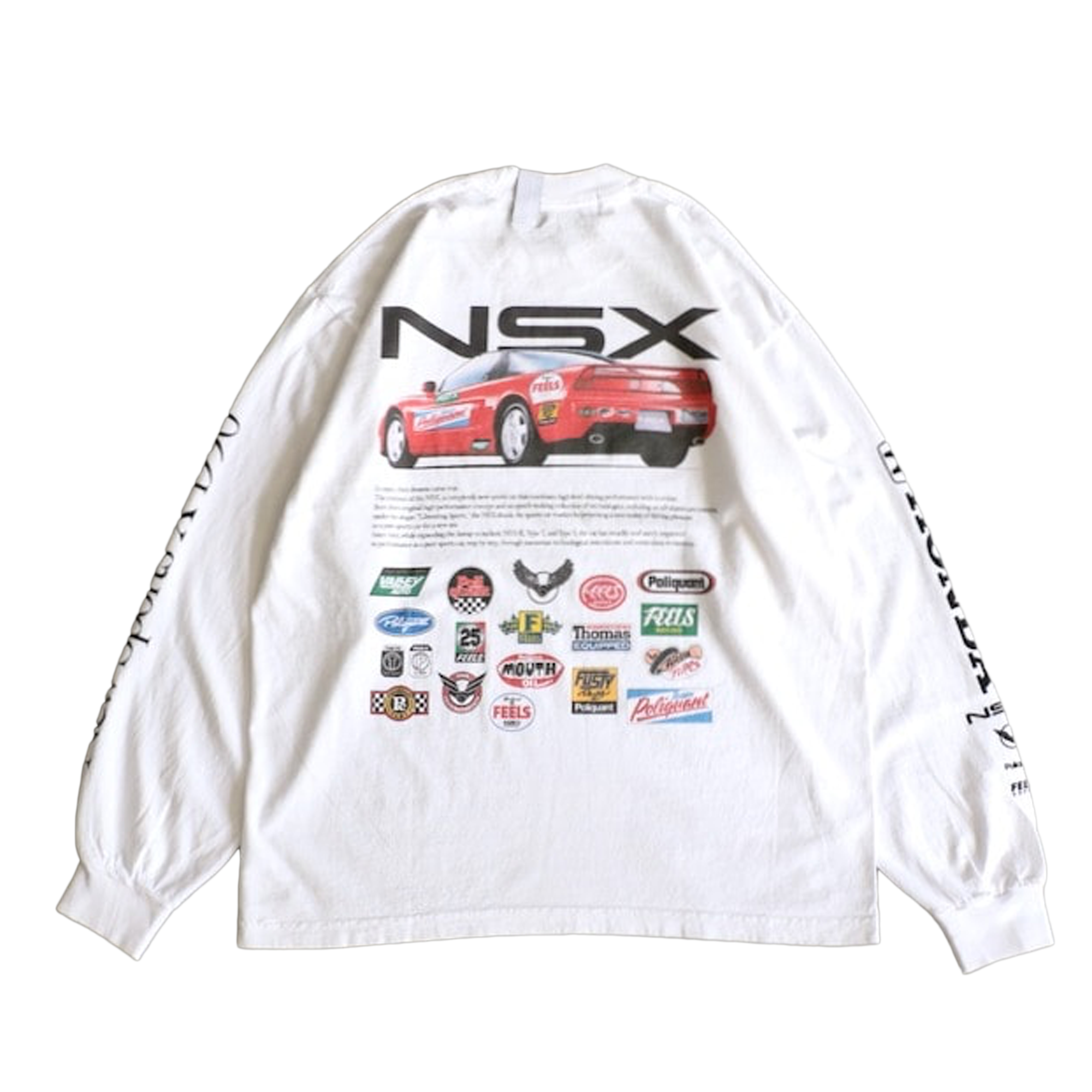 Poliquant The New Sports x 1990 L/S Tee Limited Edition White