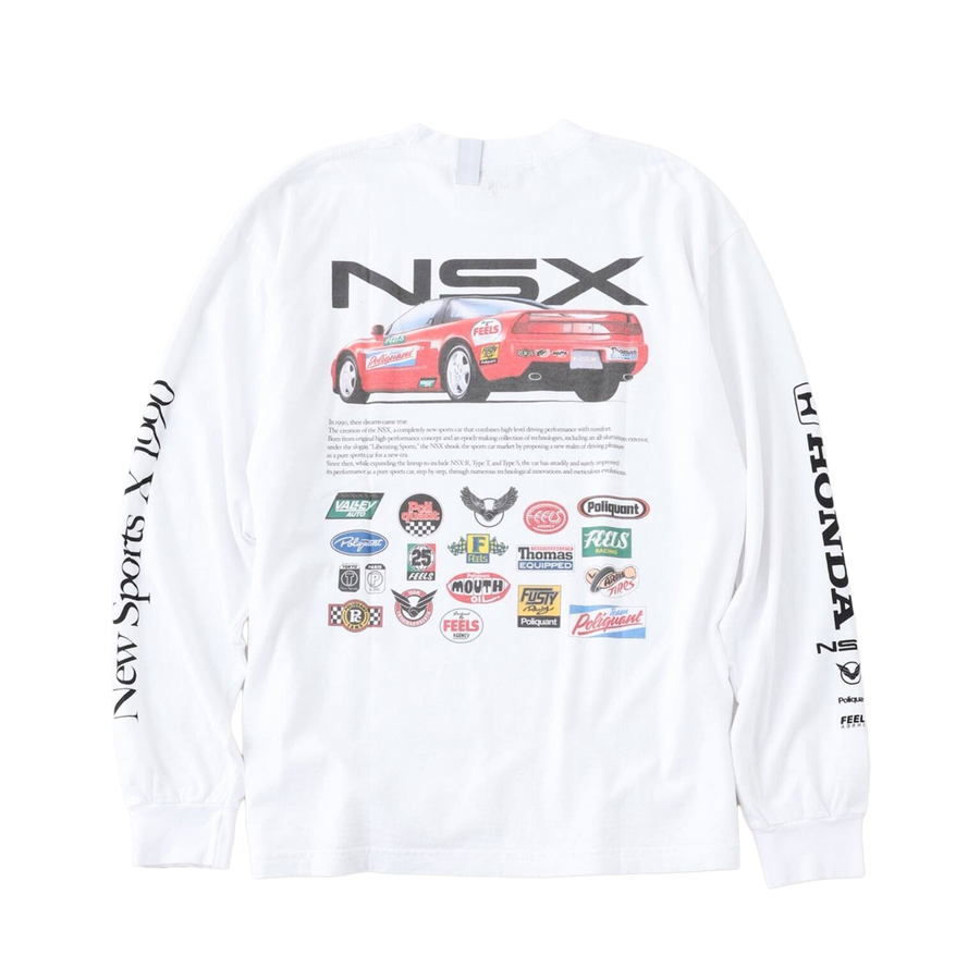 Poliquant The New Sports x 1990 L/S Tee Limited Edition White