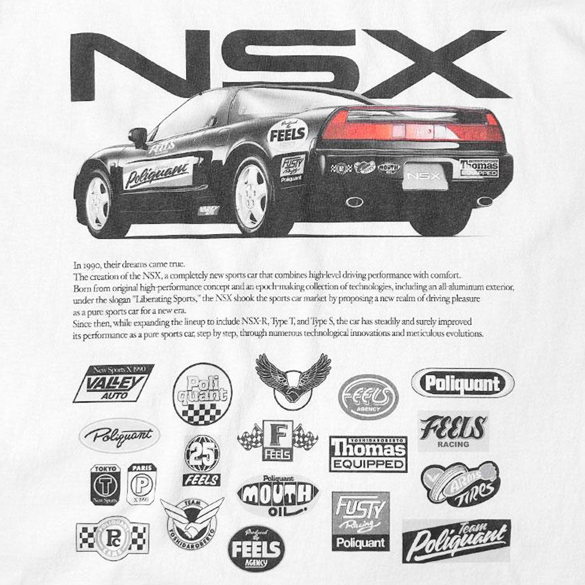 Poliquant The New Sports x 1990 S/S Tee Limited Editon White