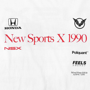Poliquant The New Sports x 1990 S/S Tee Limited Editon White