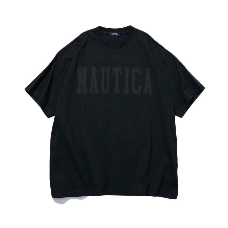 Nautica Japan Printed Big Logo T-Shirt Charcoal