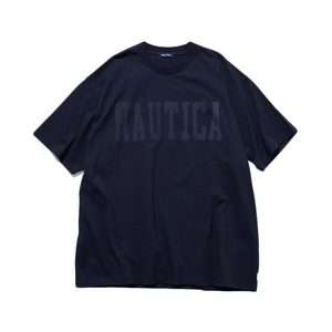 Nautica Japan Printed Big Logo T-Shirt Navy